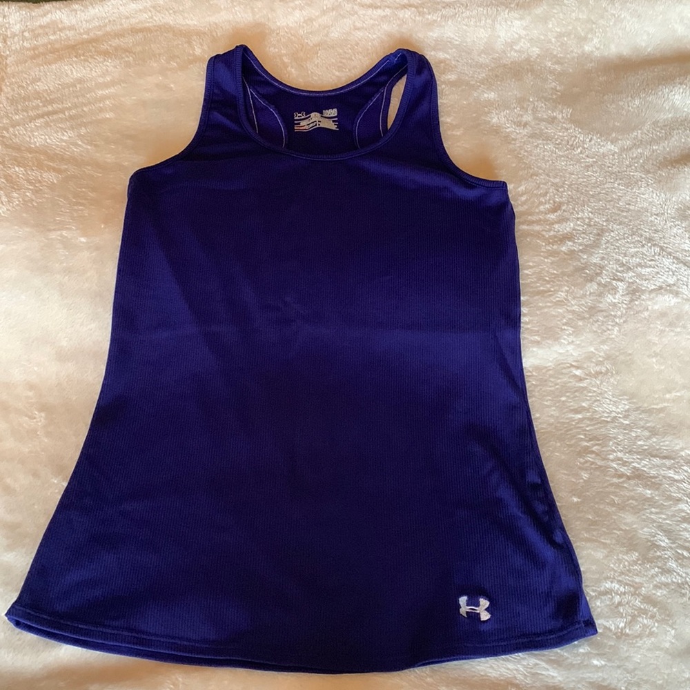 Under armour tank top, royal blue color